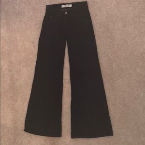Wide leg Hudson Jeans in dark blue